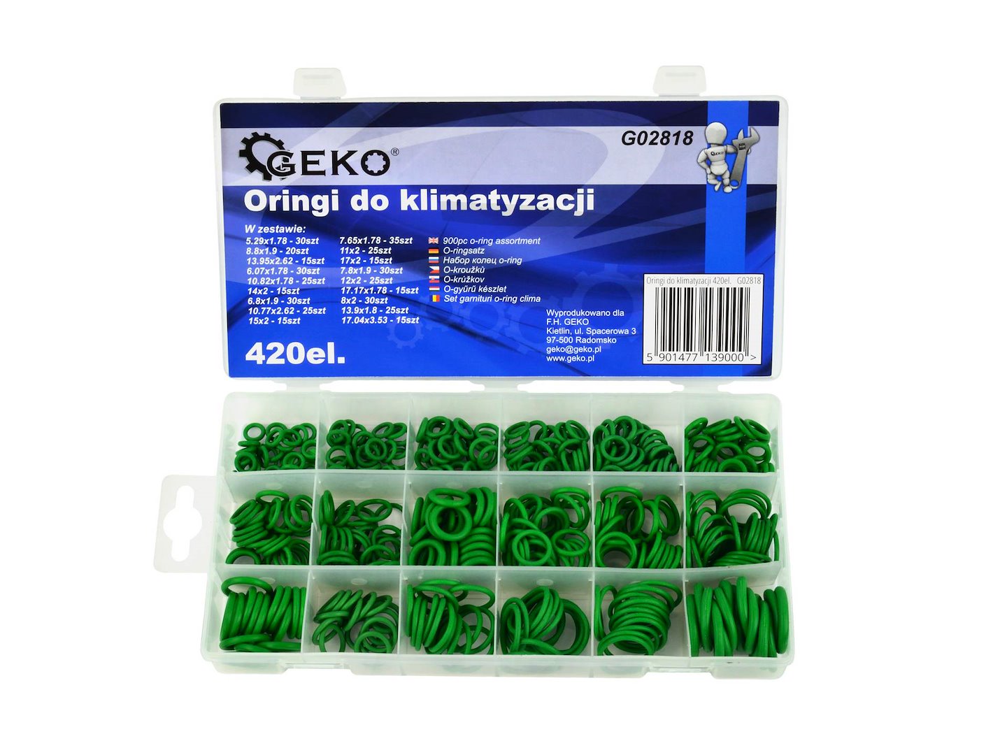 Koelsysteem O-ring set 420 stuks