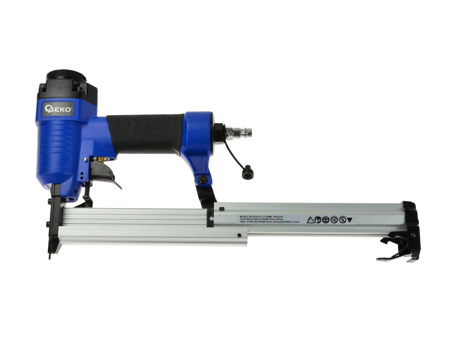 2-in-1 pneumatische spijker-/nietpistool 10-32 mm GA18