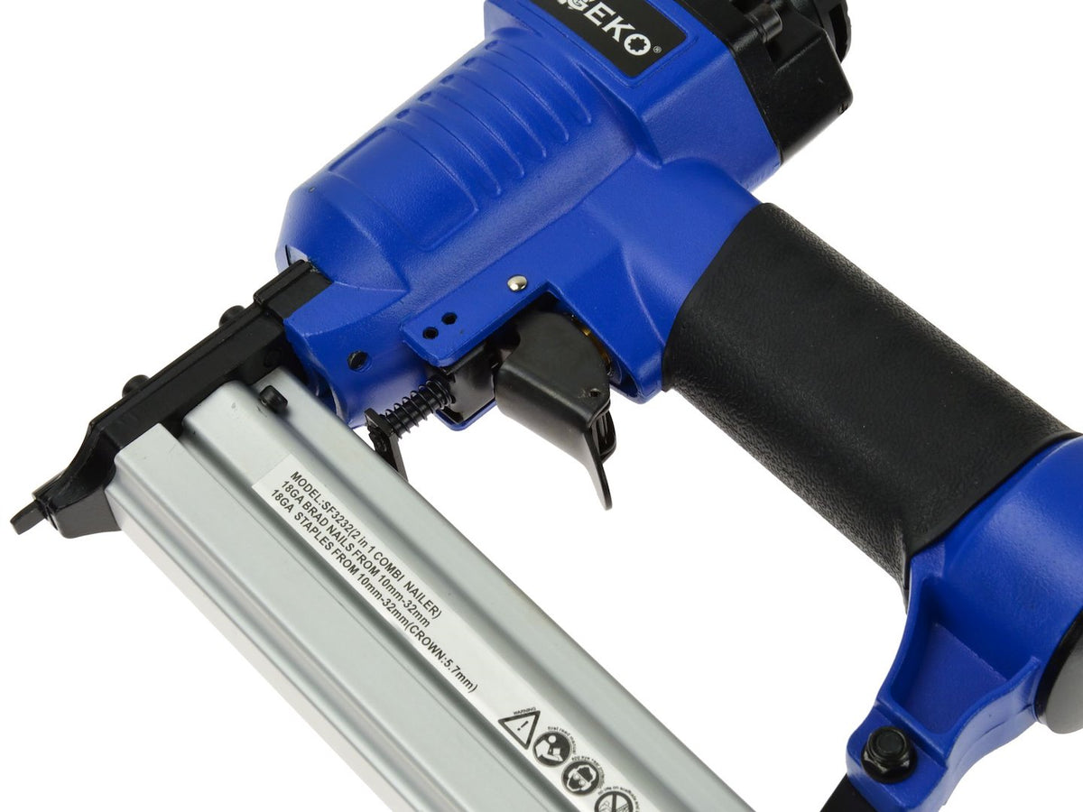 2-in-1 pneumatische spijker-/nietpistool 10-32 mm GA18
