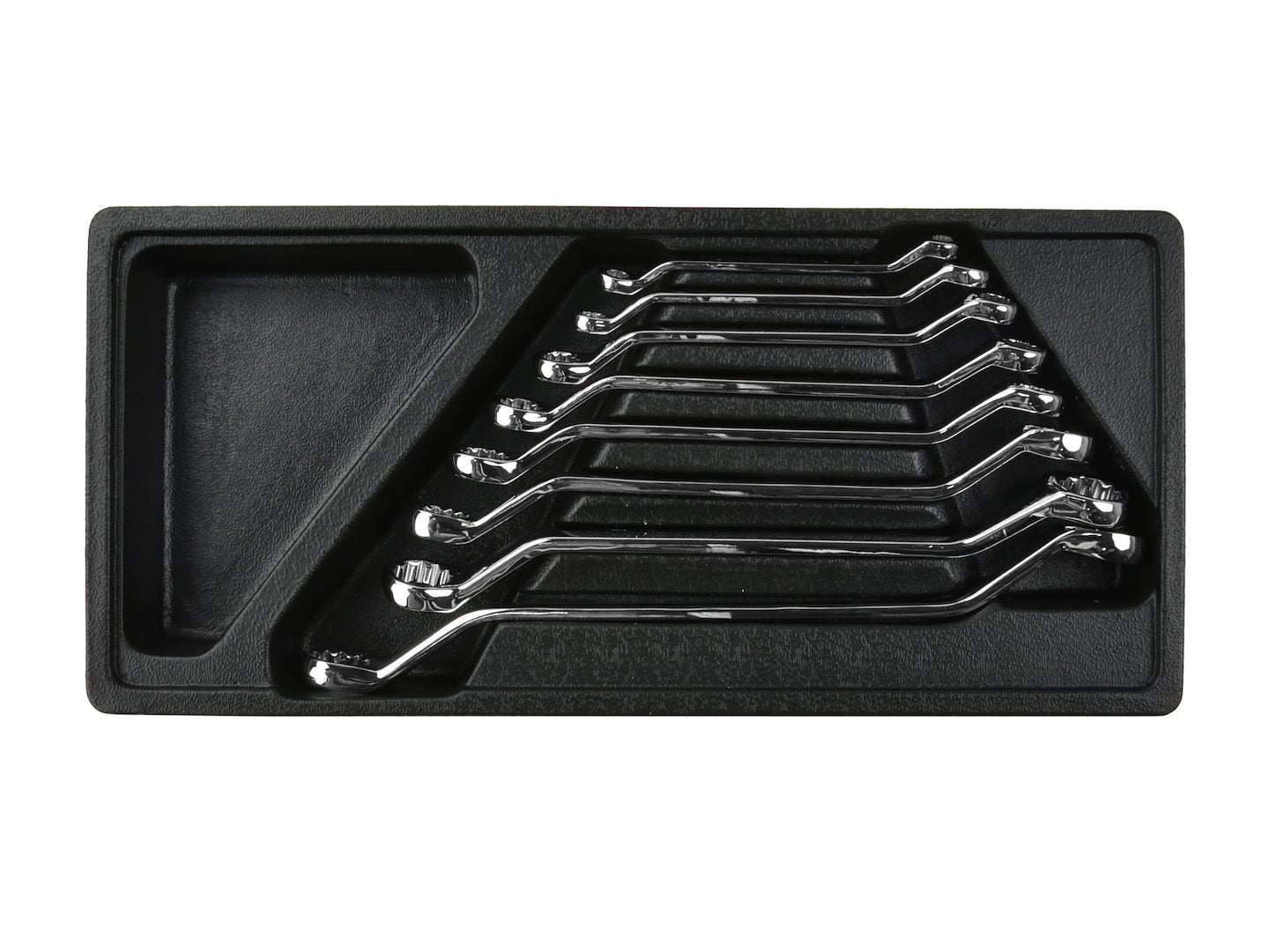 Offset dubbele dopsleutelset 6-22 mm lade-inlegttray (8 stuks)
