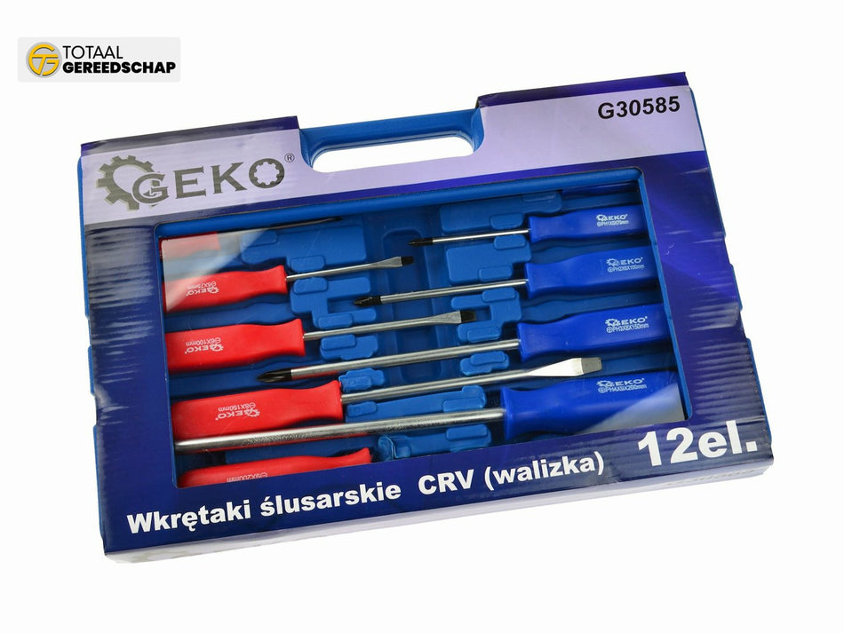 Engineers Mechanics Screwdriver Set 12pcs CrV