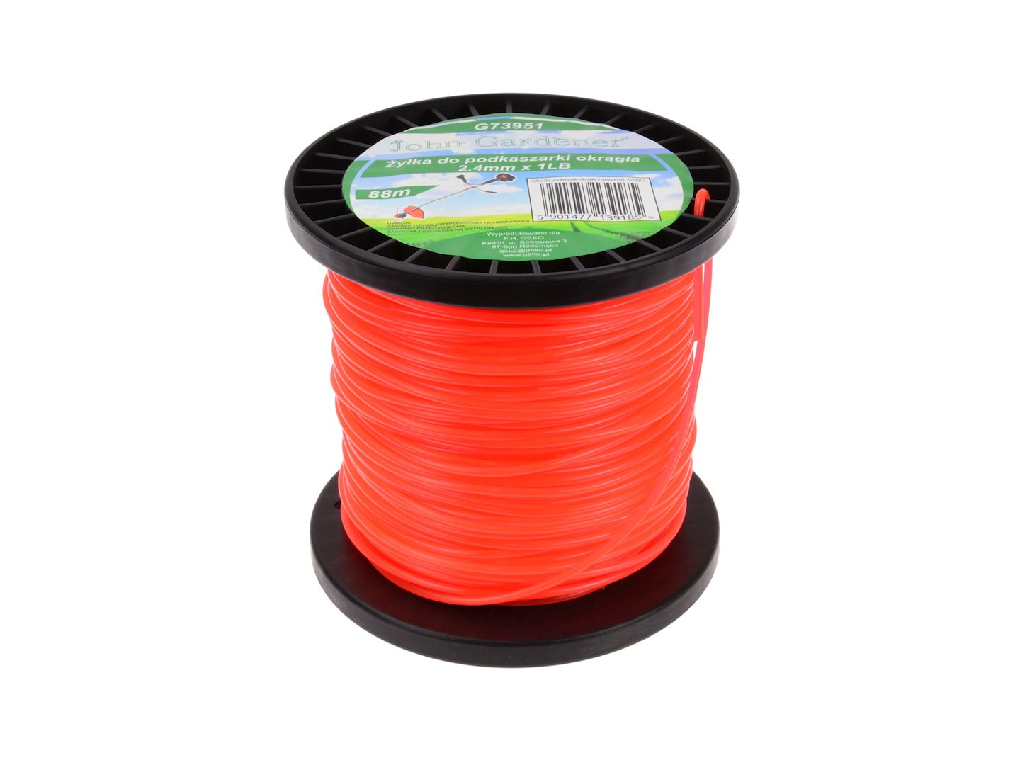 Nylon trimmerrondlijn 2,4 DIA x 1LB
