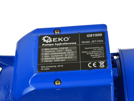 Hydrofoorpomp JET100S 1100W