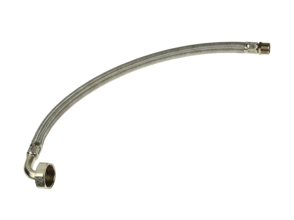 Flexibele roestvrijstalen gevlochten slang 50cm voor waterpomp