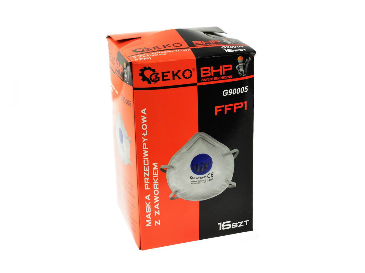 Stofmasker met ventiel FFP1