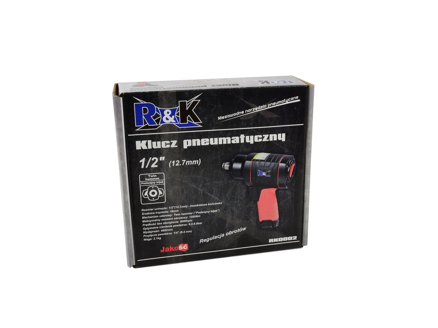 R&K pneumatische slagsleutel 1/2" 1500Nm