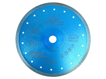 Diamant warmgeperst blad 250 x 10 x 25,4-22,2mm met gaas R&K Premium