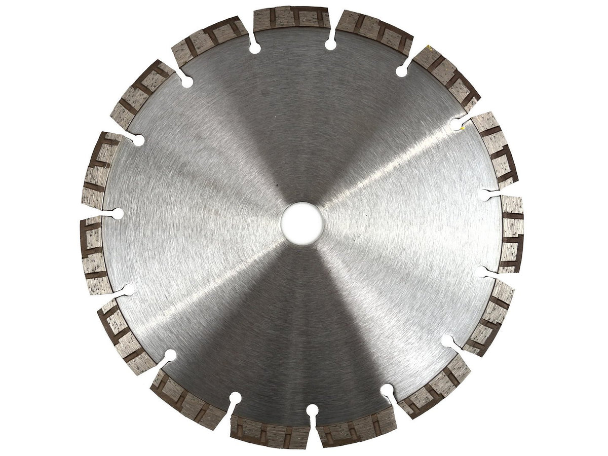 Diamant koudgeperst blad 230 x 12 x 22,23mm segment Turbo Professioneel R&K