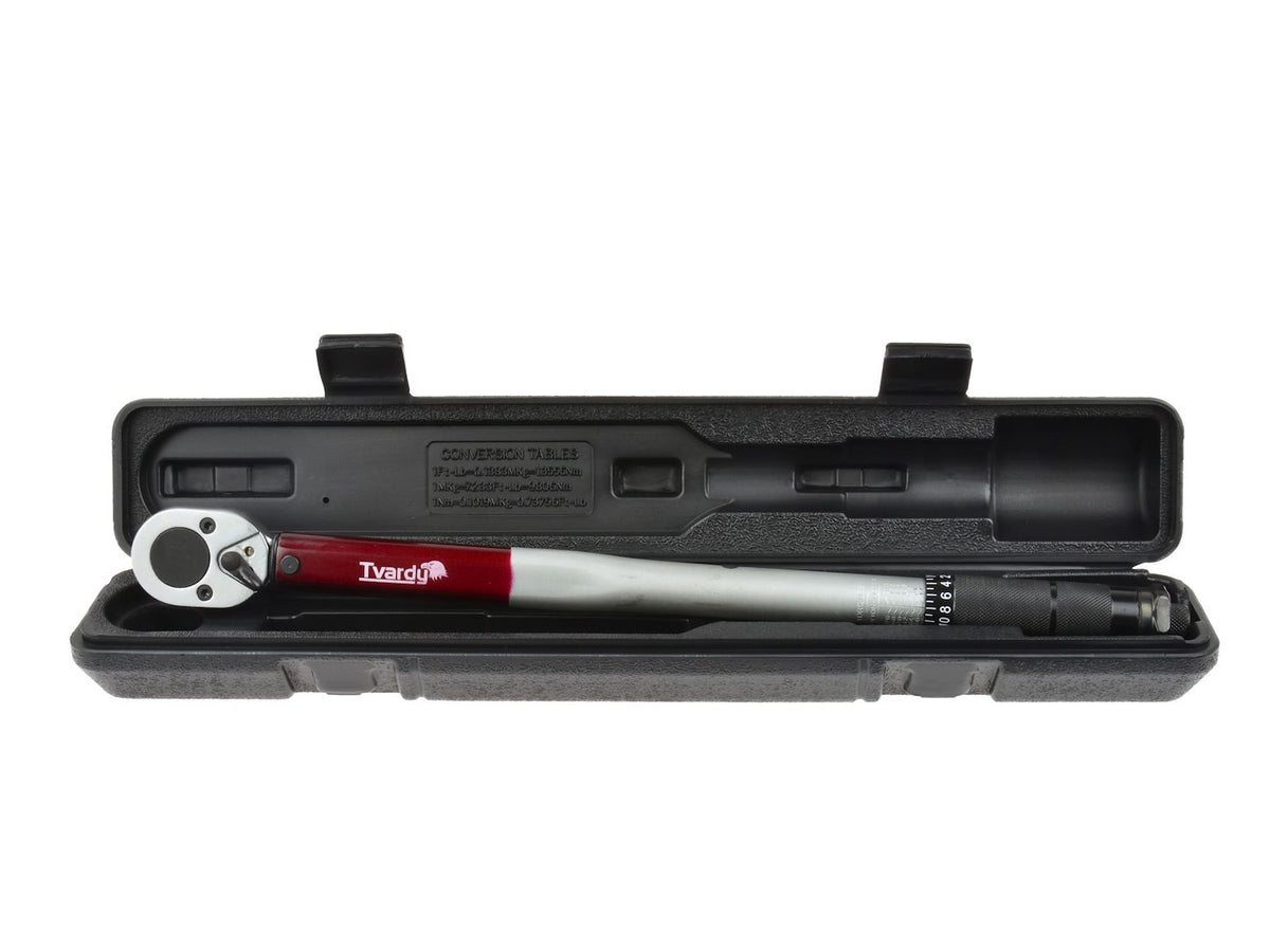 TVARDY Professionele momentsleutel 1/2" aandrijving 28-210 Nm