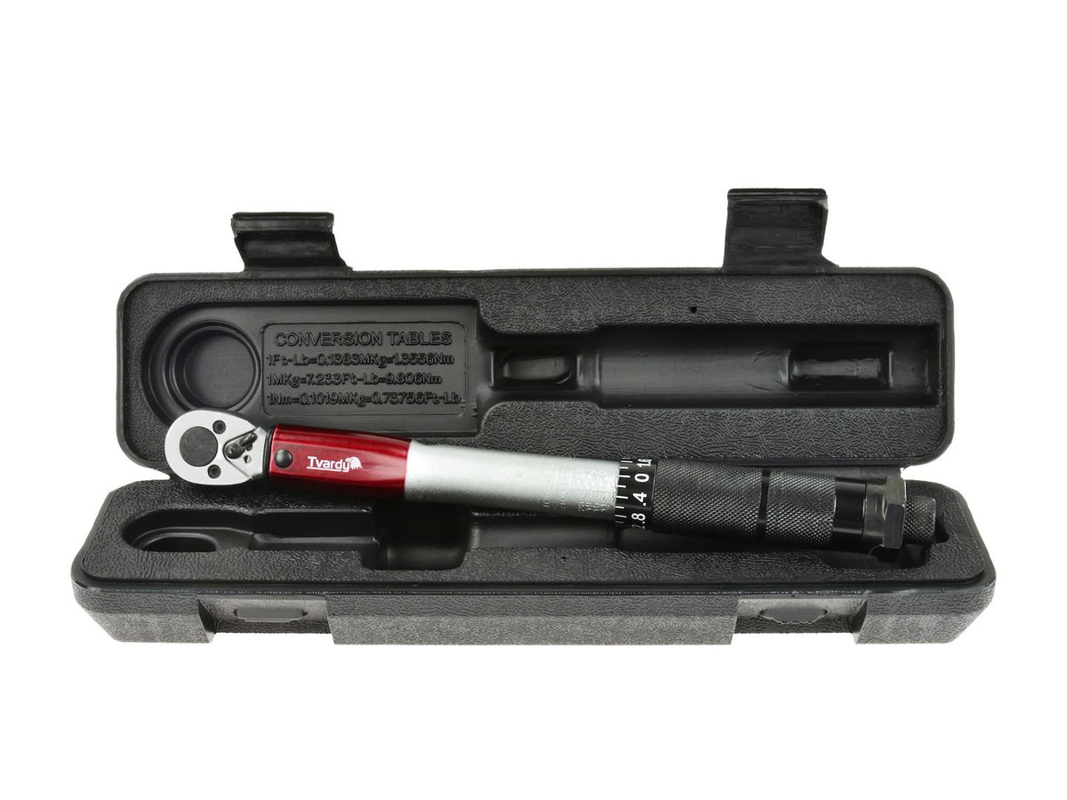 TVARDY Professionele momentsleutel 1/4" aandrijving 5-25 Nm