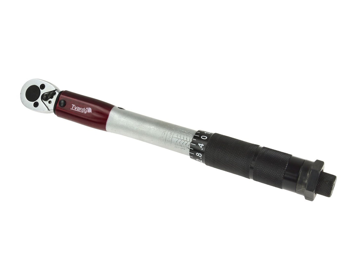 TVARDY Professionele momentsleutel 1/4" aandrijving 5-25 Nm