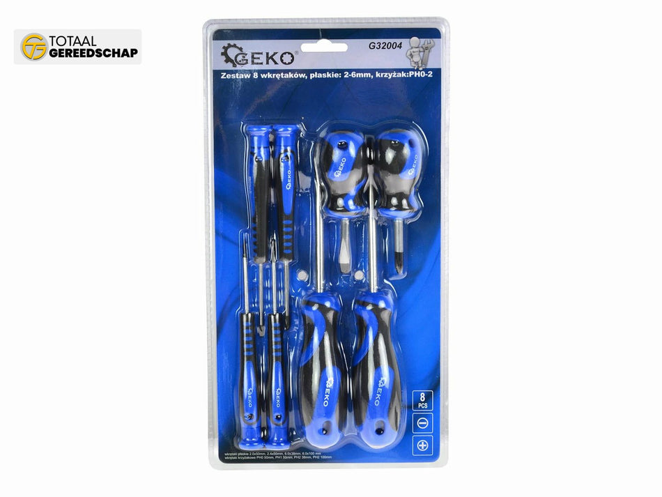 Standard and Precision Scredriver Set Philips & Slotted 8pcs