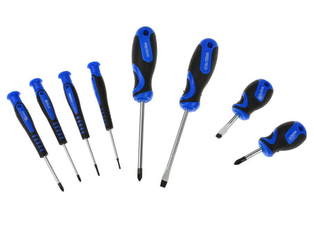 Standaard- en precisieschroevendraaierset Philips & plat 8 stuks