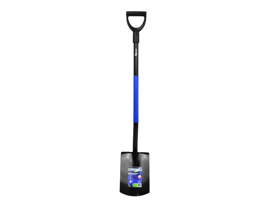 Ronde spade met stalen D-handvat