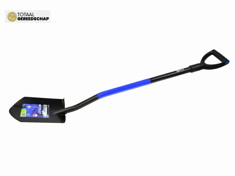 Pointed Digging Shovel with Steel D-Handle
