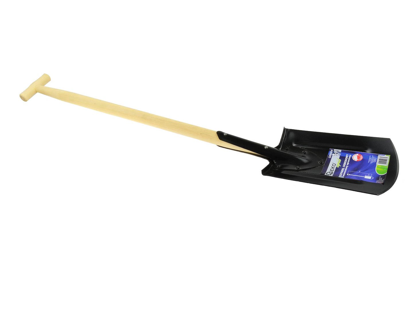 Tuinspade met houten D-handvat