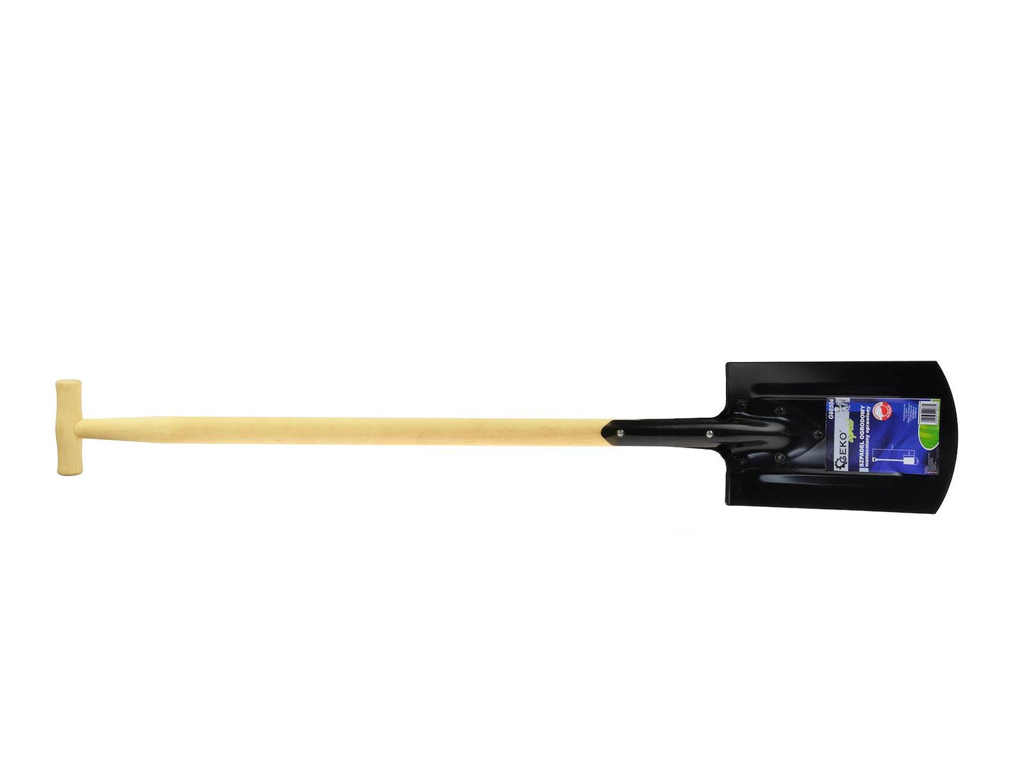Tuinspade met houten D-handvat