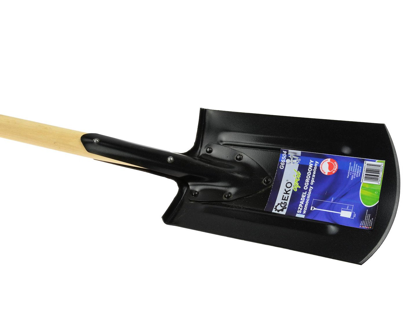 Tuinspade met houten D-handvat