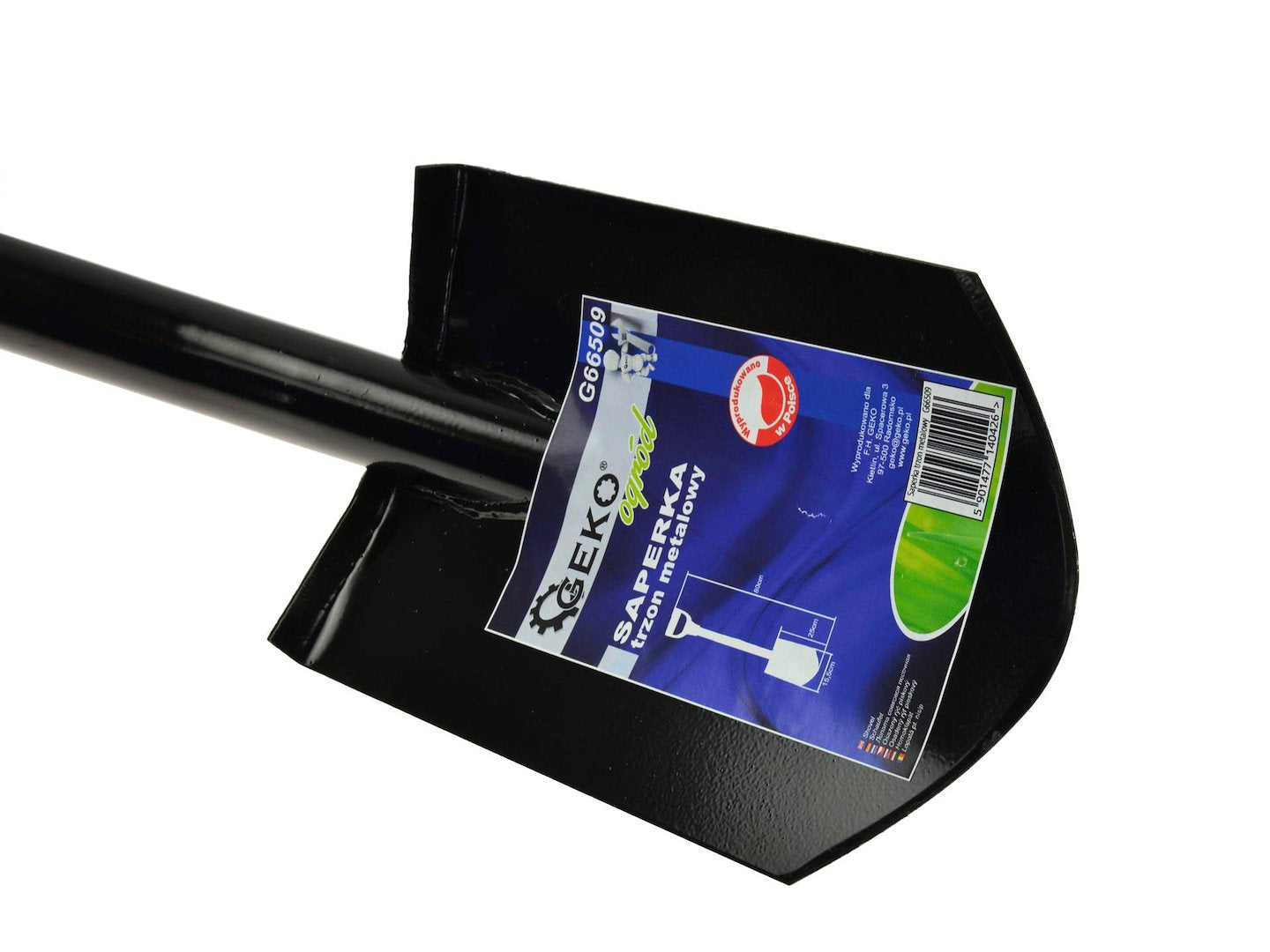 Kofferbakspade met stalen D-handvat