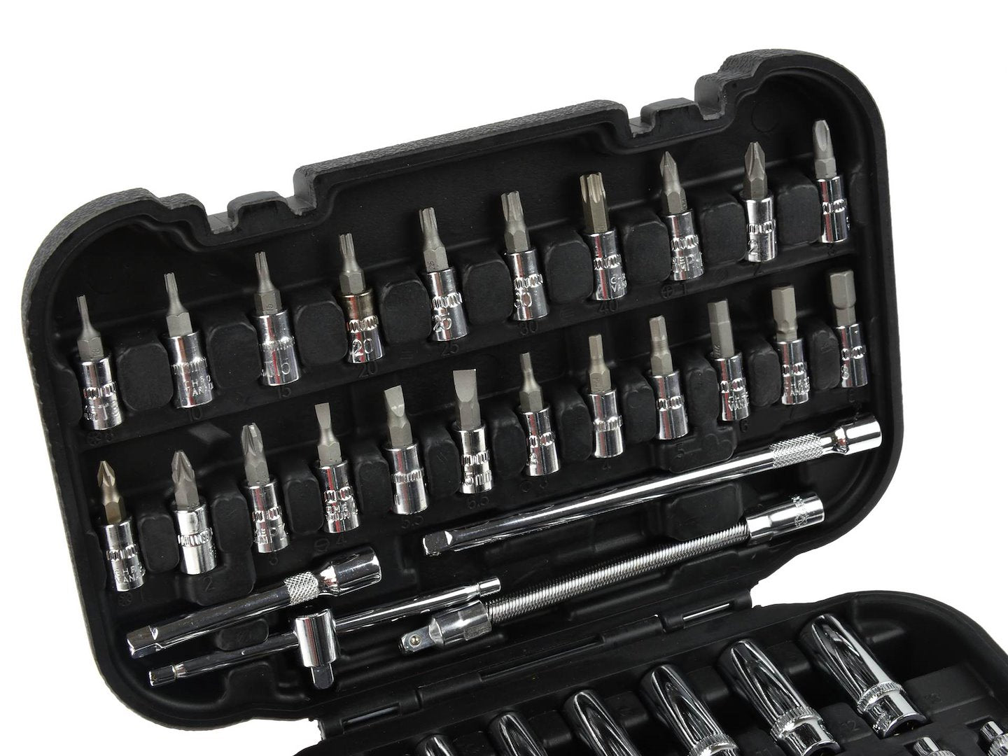 Dopsleutelset Torx 1/4" 56 stuks
