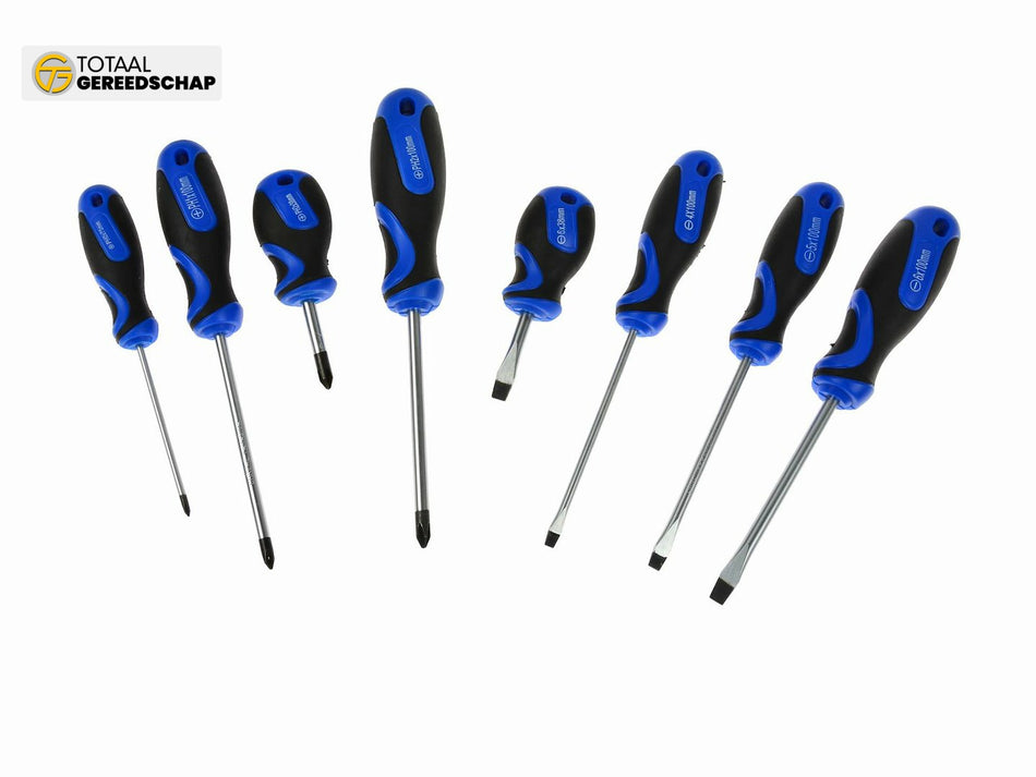 Screwdriver Set Philips & Slotted 8pcs