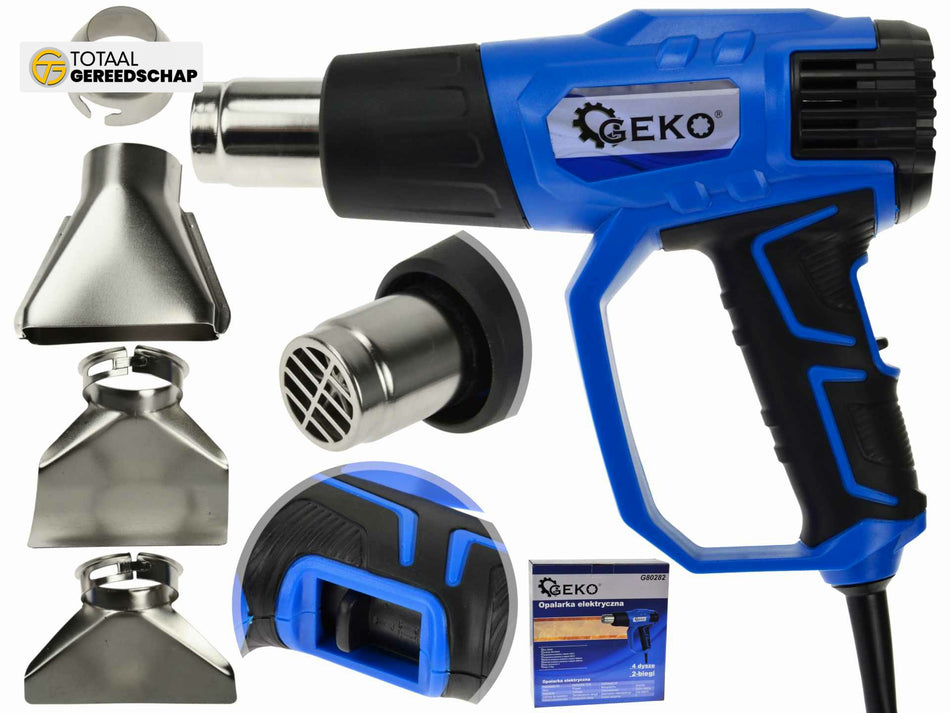 Heat gun 2000W  holder + 4pcs accessories