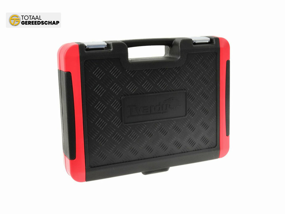 TVARDY Mechanics Tools Set Polished Chrome 94 pcs 1/2" & 1/4" Drive