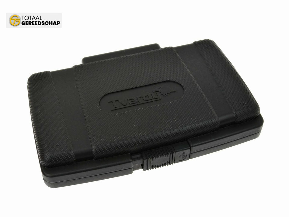 TVARDY Mechanics Tools Set Polished Chrome 56 pcs 1/4" Drive