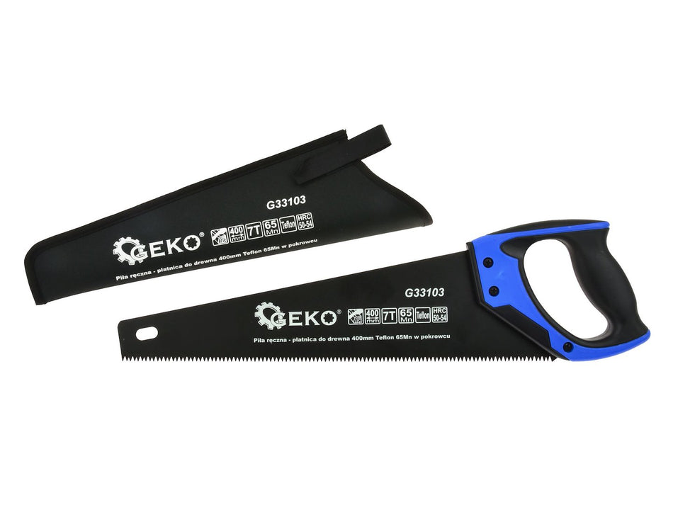 Handzaag 400mm PTFE 65Mn met hoes