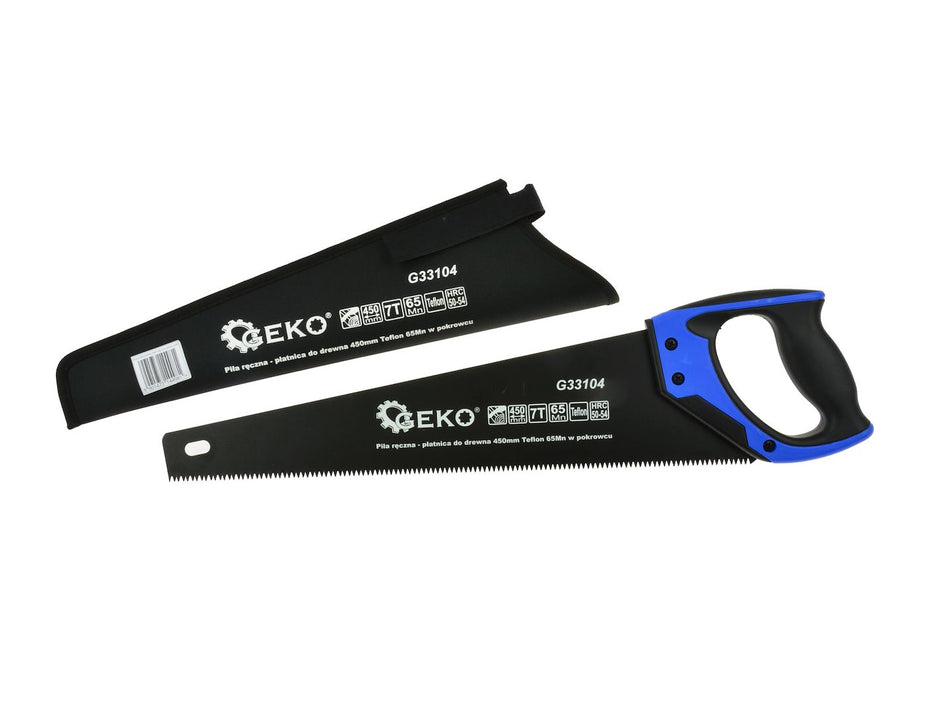 Handzaag 450mm PTFE 65Mn met hoes