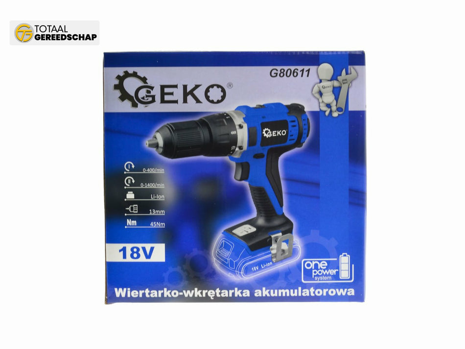 Cordless Drill 18V Li-Ion