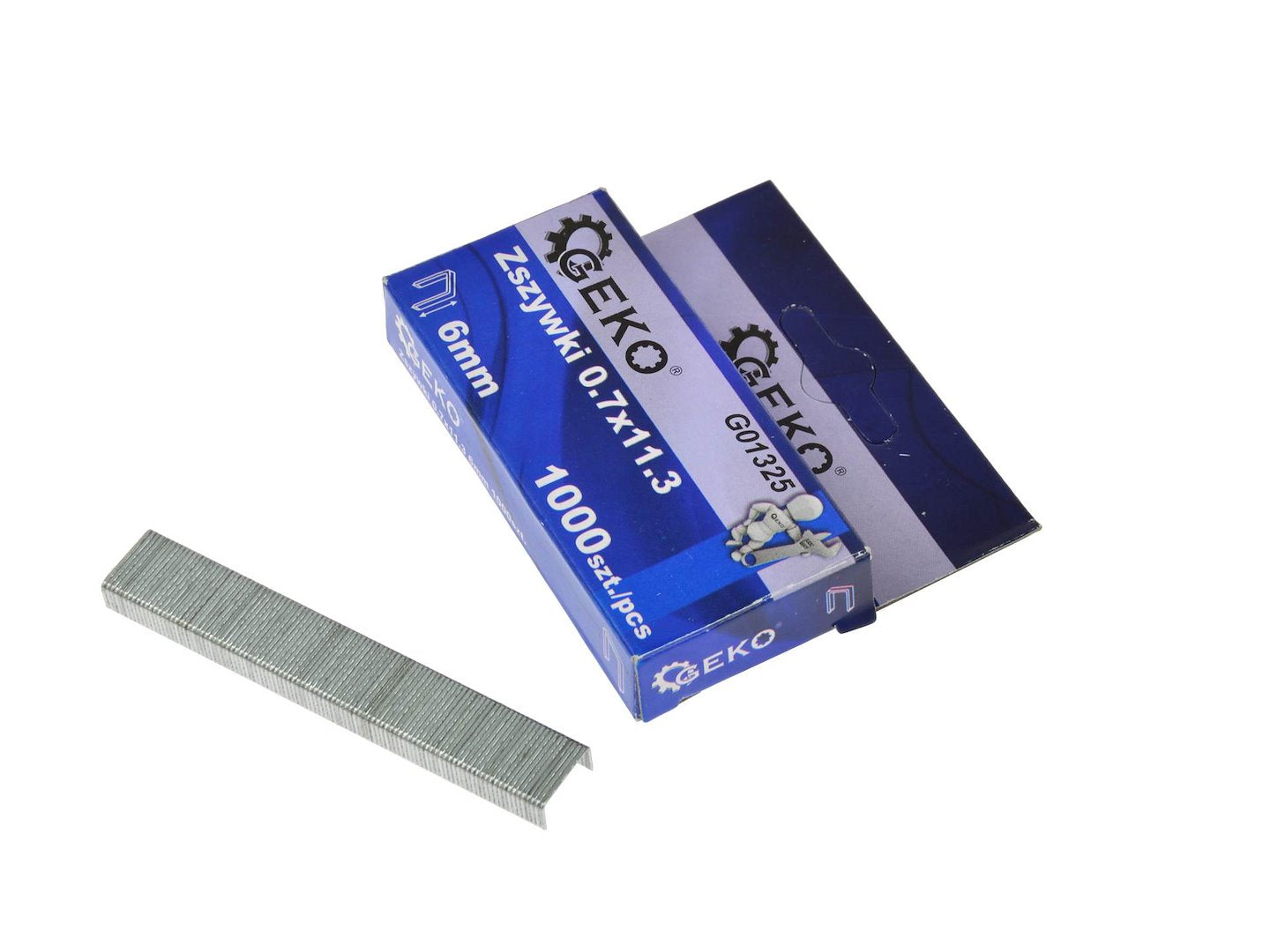 Nietjes 0,7 x 11,3 mm 6 mm 1000 stuks