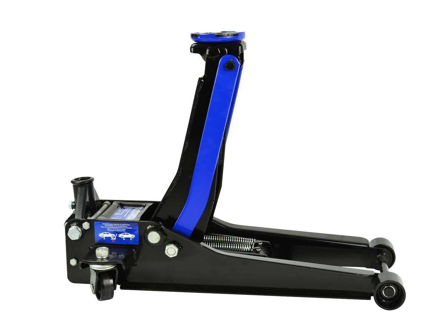 Lage profiel dubbele pomp krik 3T 75-500 mm GEKO Premium