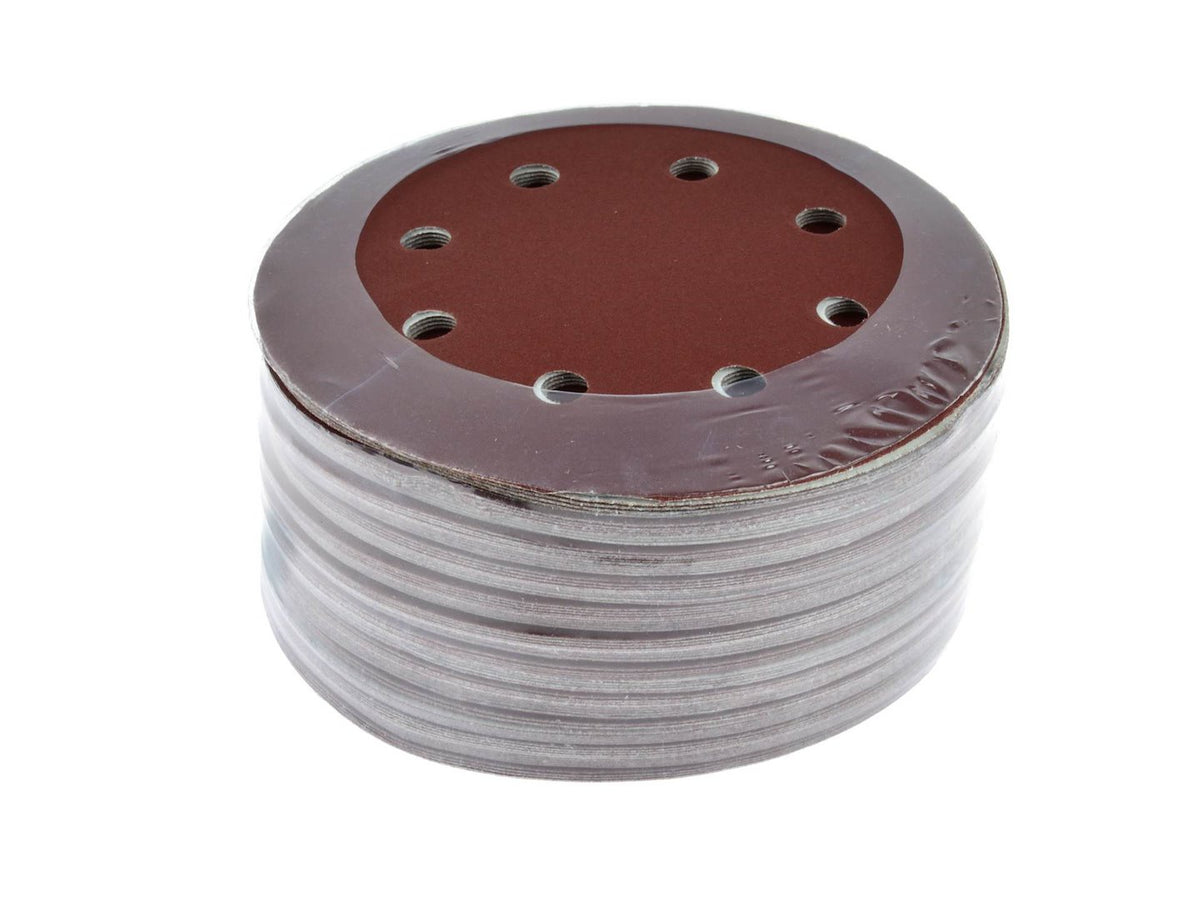 Schuurpapier met gaten 190mm P120 (100 stuks - verpakkingsvorm)