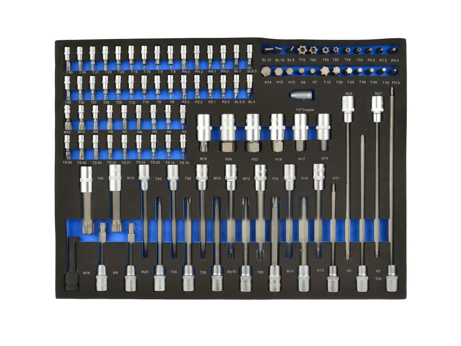 102-delige torx bit- en dopset