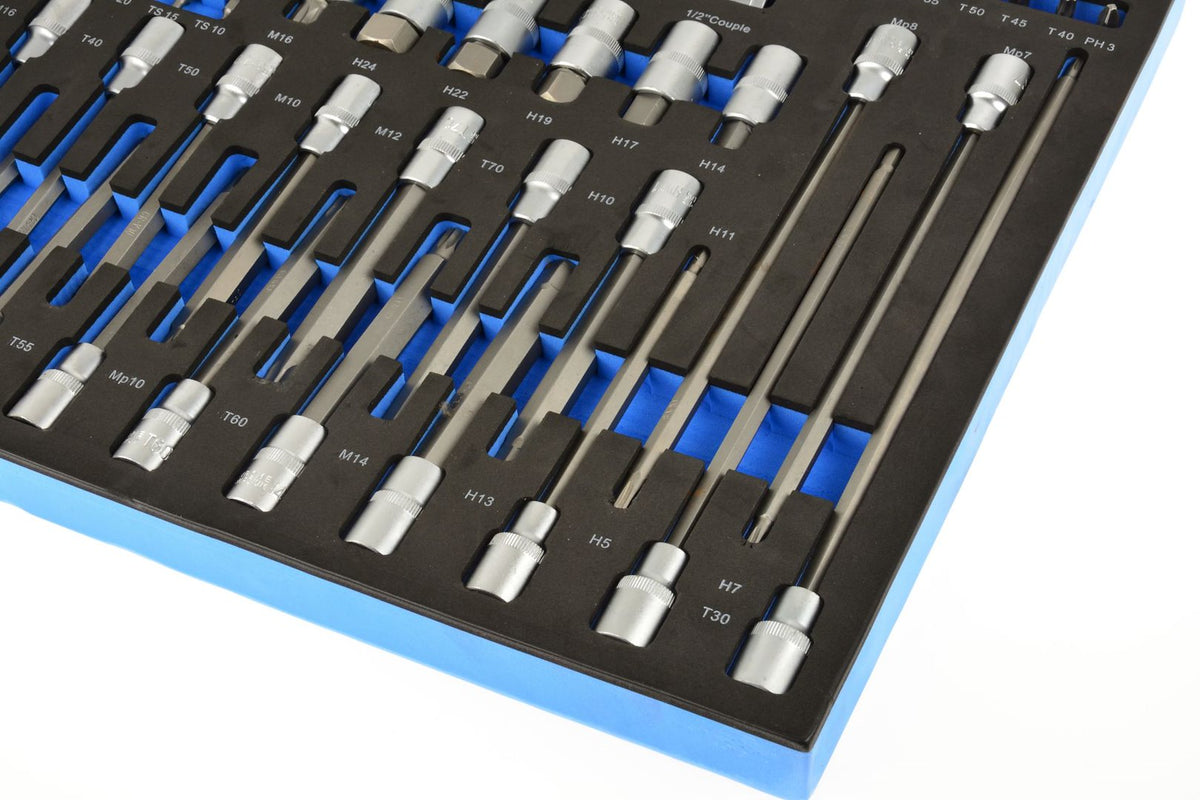 102-delige torx bit- en dopset