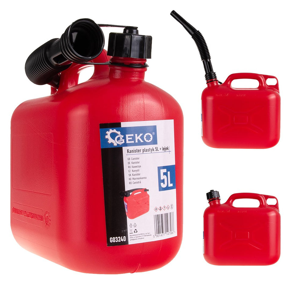 Plastic benzinekan 5L