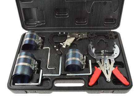 Zuigerverencompressor set met ratelsleutel 3", 3.5", 4"