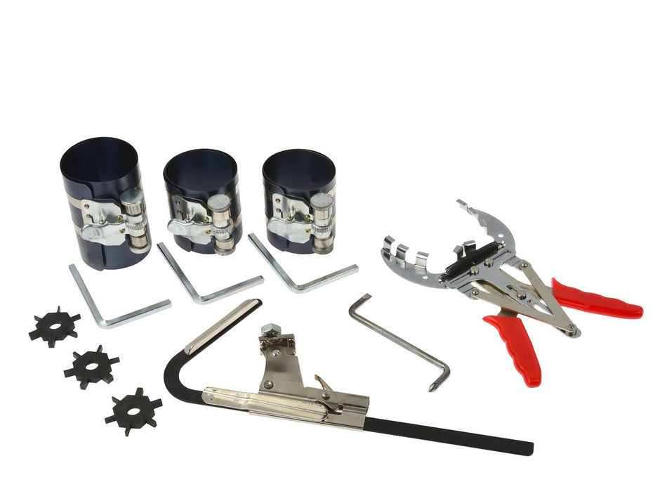 Zuigerverencompressor set met ratelsleutel 3", 3.5", 4"