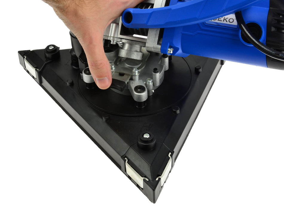 Gipsplaten schuurmachine 225mm met excentrische en driehoekige pad