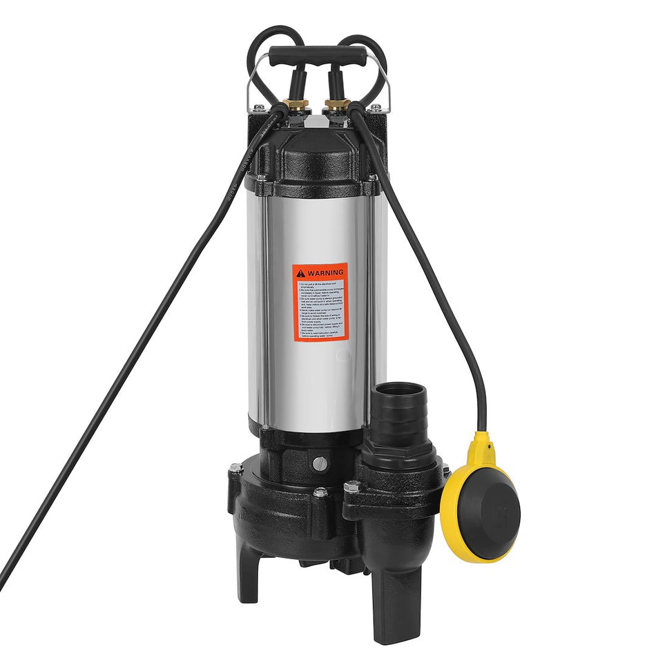 Rioolpomp met mes en vlotterschakelaar 1.1KW