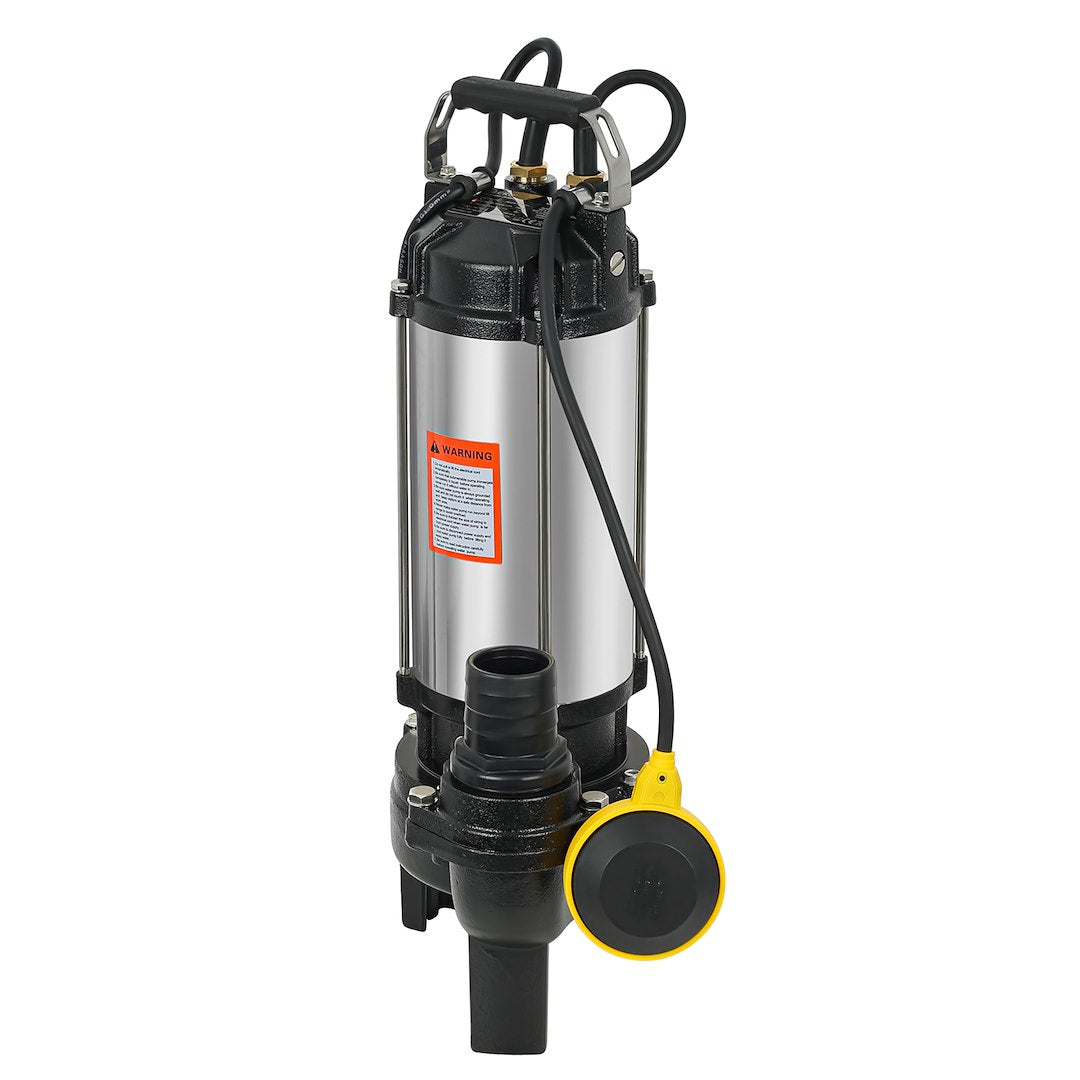 Rioolpomp met mes en vlotterschakelaar 1.1KW