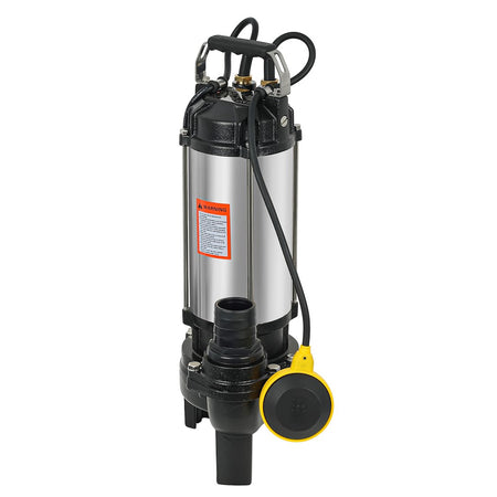 Rioolpomp met mes en vlotterschakelaar 1.1KW