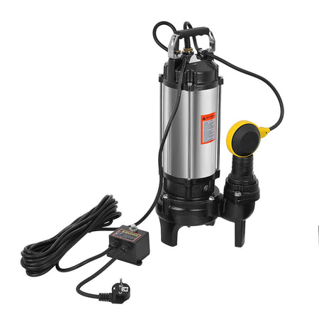 Rioolpomp met mes en vlotterschakelaar 1.1KW