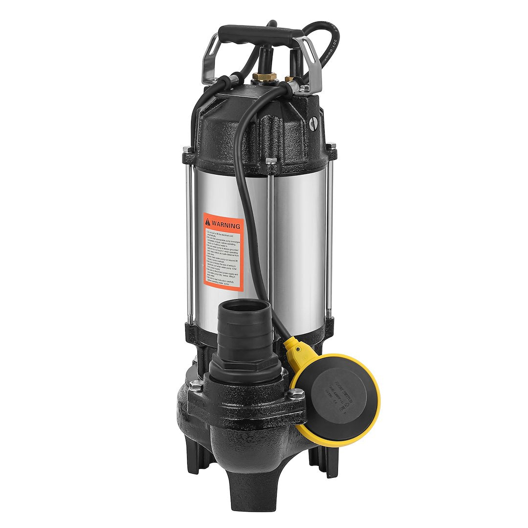 Rioolpomp met mes en vlotterschakelaar 1.5KW