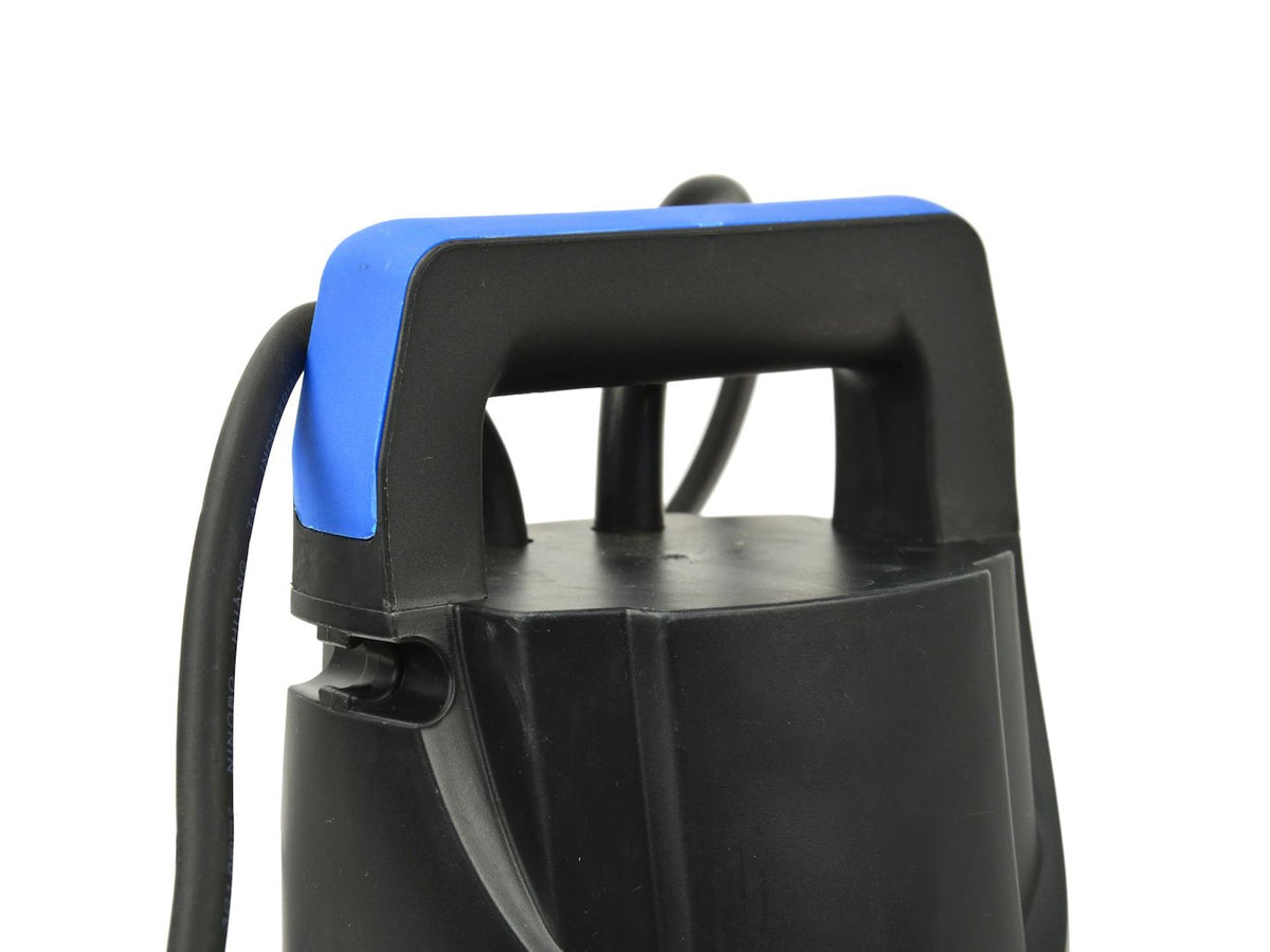 Plastic dompelbare vuilwaterpomp met vlotterschakelaar 400W type 2
