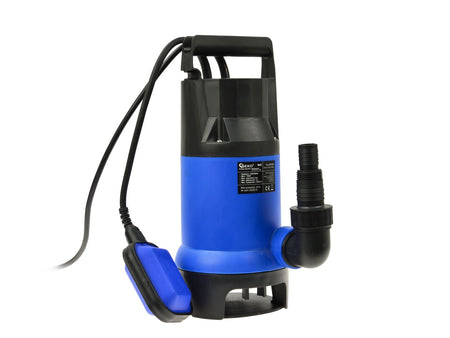 Plastic dompelbare vuilwaterpomp 750W met vlotterschakelaar GROOT