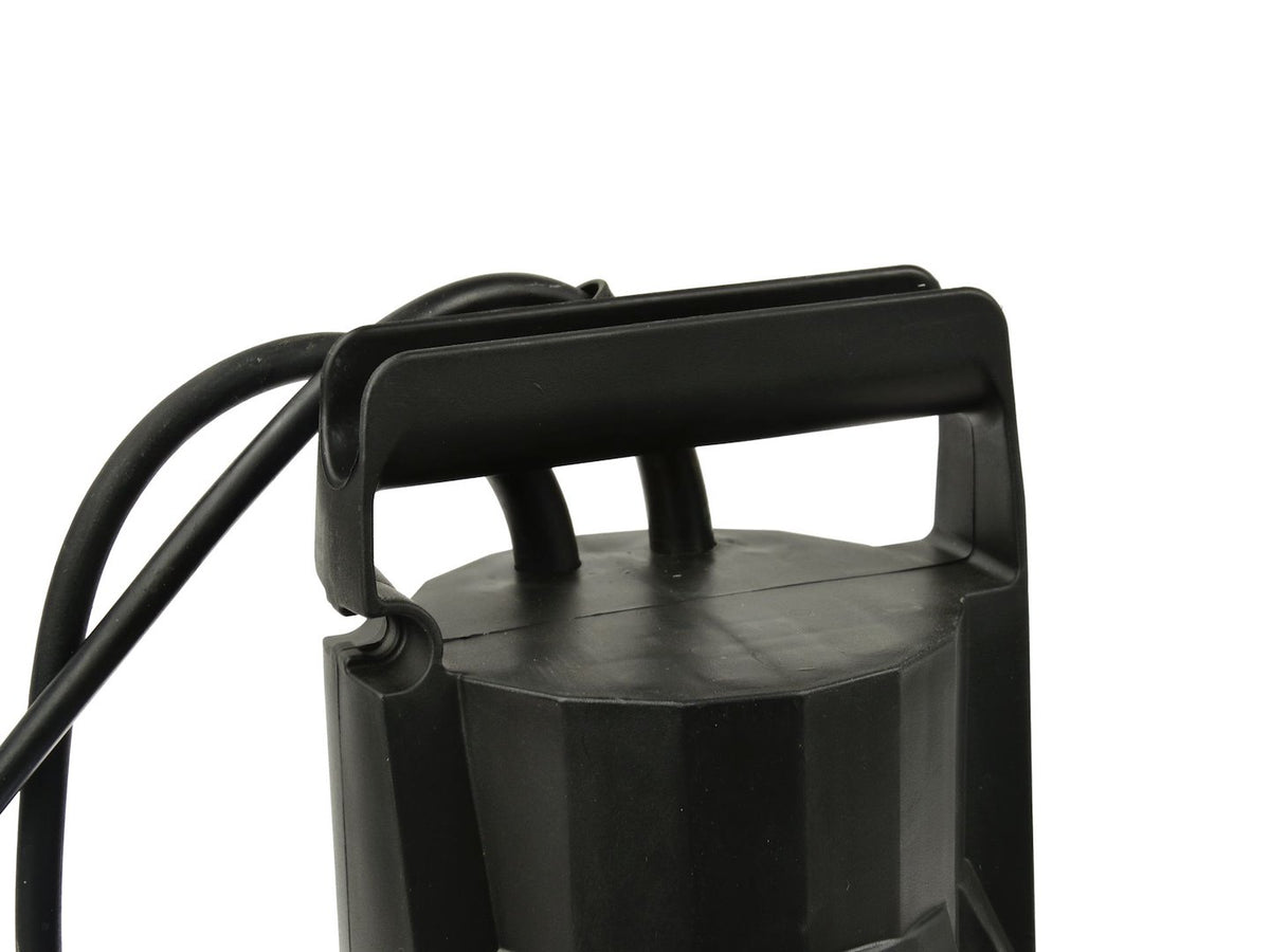 Plastic dompelbare vuilwaterpomp 750W met vlotterschakelaar GROOT