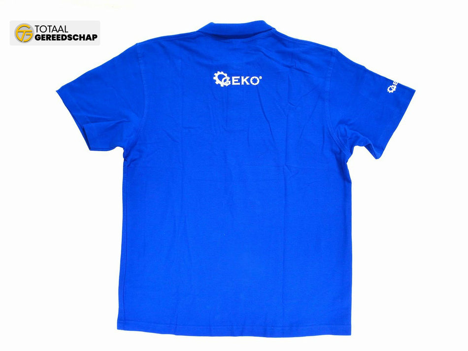 Royal Blue Short-sleeved Polo Shirt Geko size XL