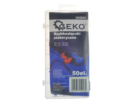 Snelkoppelingsconnector assortiment 50 stuks